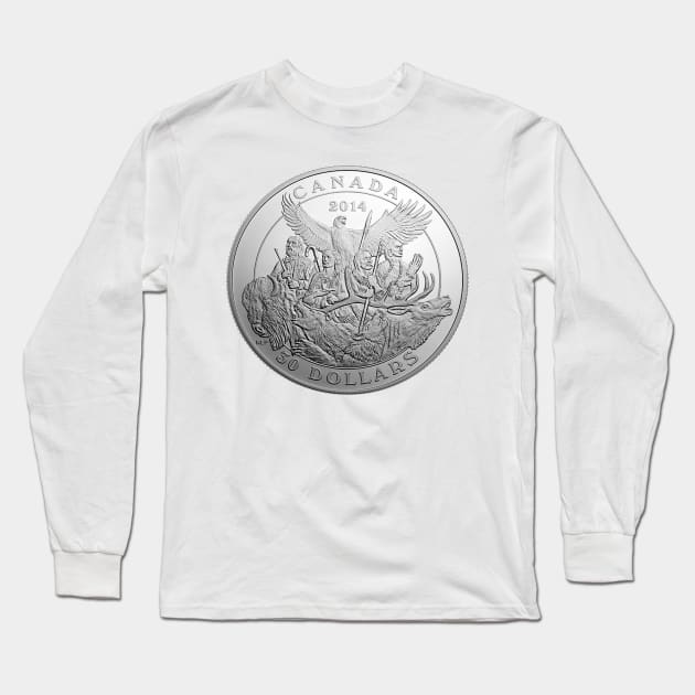 30 Dollars Canadian Long Sleeve T-Shirt by skycloudpics